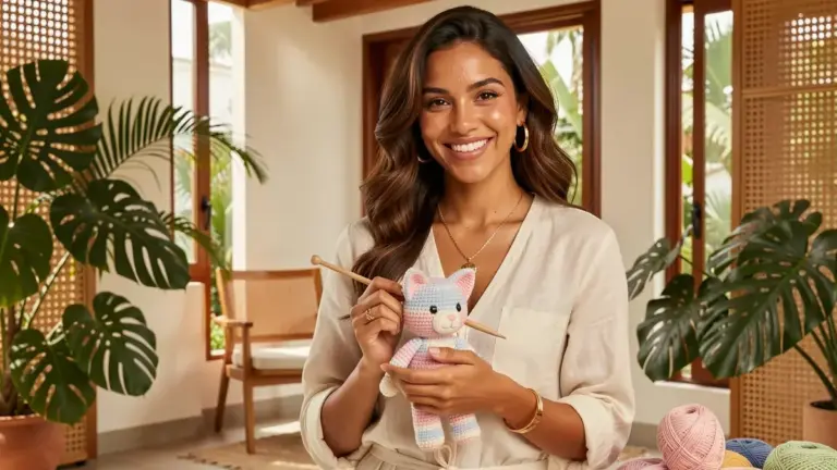 Gatinha Amigurumi para Iniciantes: Materiais, Passo a Passo e Dicas de Acabamento