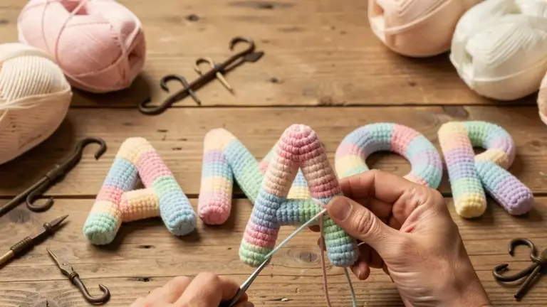 Letras em Amigurumi: passo a passo completo para tecer o alfabeto