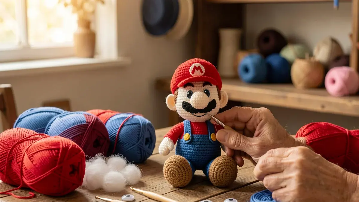 Mario Amigurumi: Como Fazer, Materiais e Receitas Passo a Passo