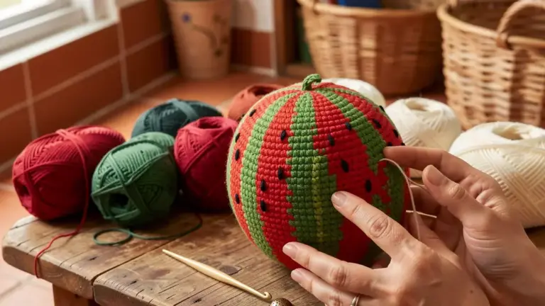 Melancia Amigurumi: Como Fazer em Crochê Passo a Passo