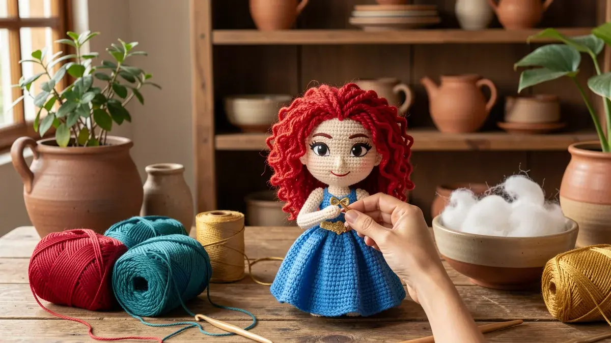 Como Fazer Mérida Amigurumi no Crochê: Passo a Passo Completo
