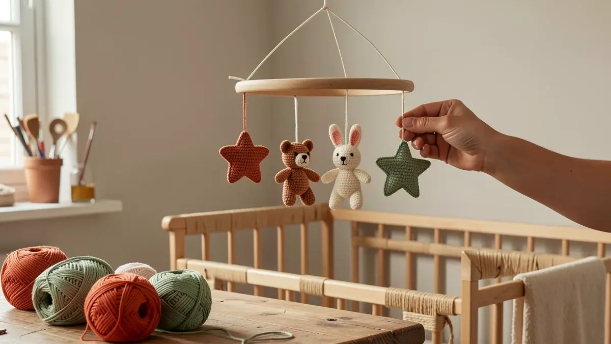 Mobile Amigurumi: Como Fazer um Móbile de Crochê Passo a Passo