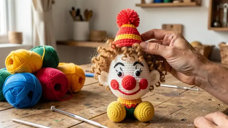 Palhaço Amigurumi: Passo a Passo Completo com Receita Grátis