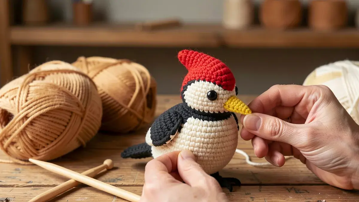 Pica-Pau Amigurumi: Como Fazer em Crochê Passo a Passo
