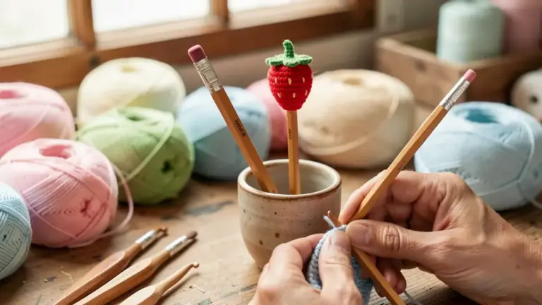 Ponteira de Lápis Amigurumi: Passo a Passo para Iniciantes