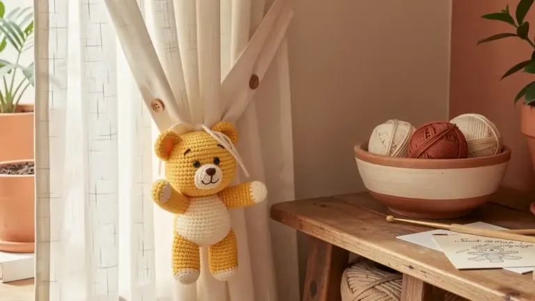 Prendedor de Cortina Amigurumi: Como Fazer, Receitas Grátis e Onde Comprar