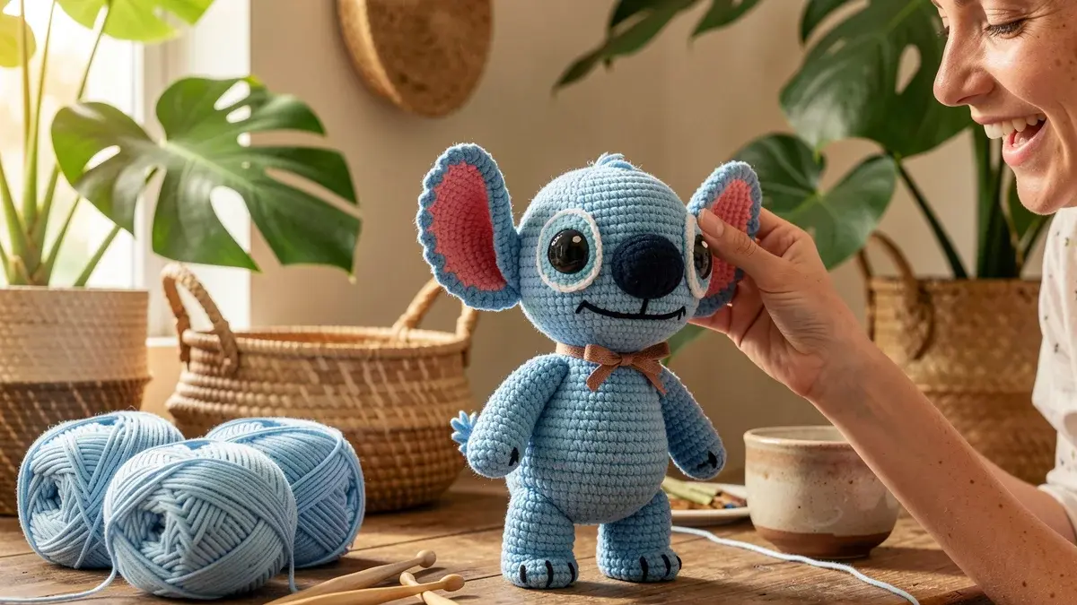 Stitch Amigurumi: Passo a Passo de Crochê para Iniciantes