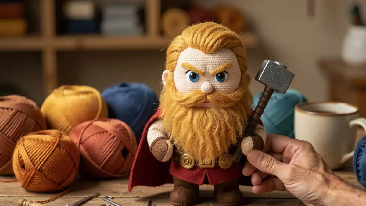 Thor Amigurumi: como fazer o deus do trovão em crochê