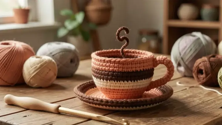 Xícara Amigurumi Passo a Passo: Faça um Café de Crochê Fofo em Poucas Horas