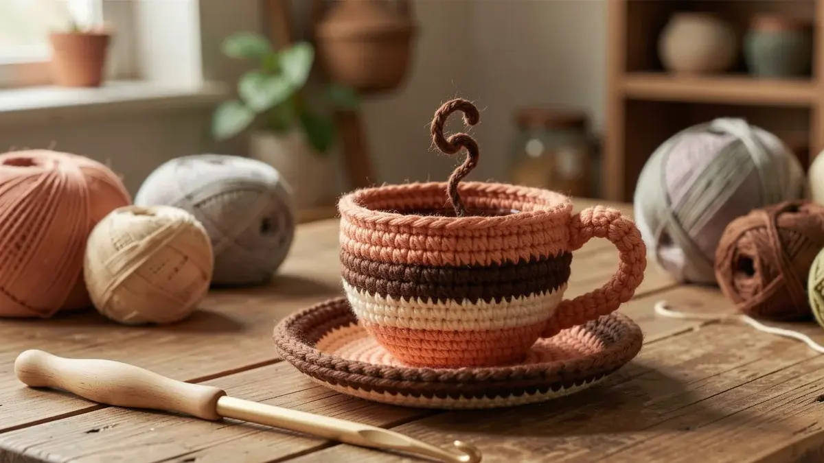 Xícara Amigurumi Passo a Passo: Faça um Café de Crochê Fofo em Poucas Horas