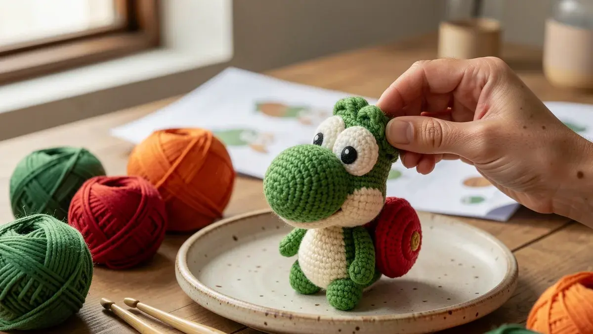 Yoshi amigurumi: receita passo a passo para fazer em casa